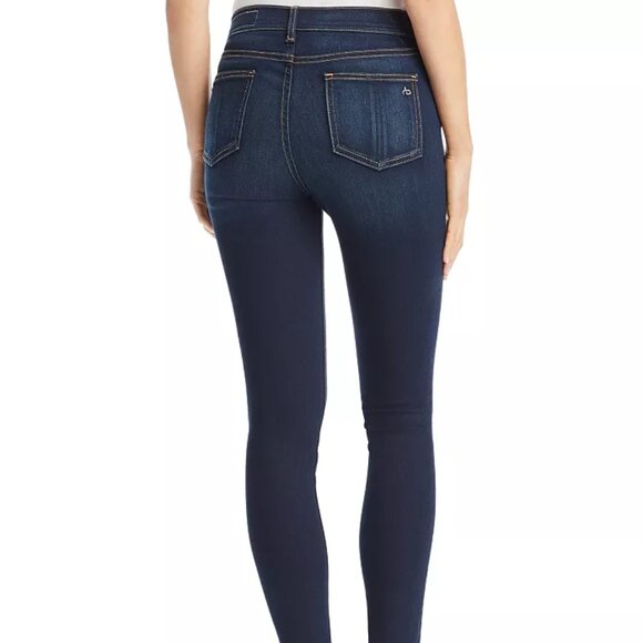 Rag & Bone high rise skinny ankle jeans in Bedford 23 - Picture 1 of 2